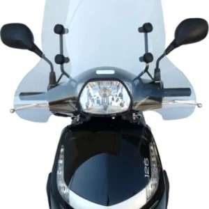 2751/A PARABREZZA FABBRI PEUGEOT TWEET 50 125 150 2013/2022 + KIT ASTE NERE
