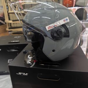 CASCO JET JFM GRIGIO LUCIDO DOPPIA VISIERA ART. 291 ECE 22.06