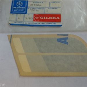 ADESIVO DECALCO TERMINALE POSTERIORE SELLA SX GILERA TG2 125 311504
